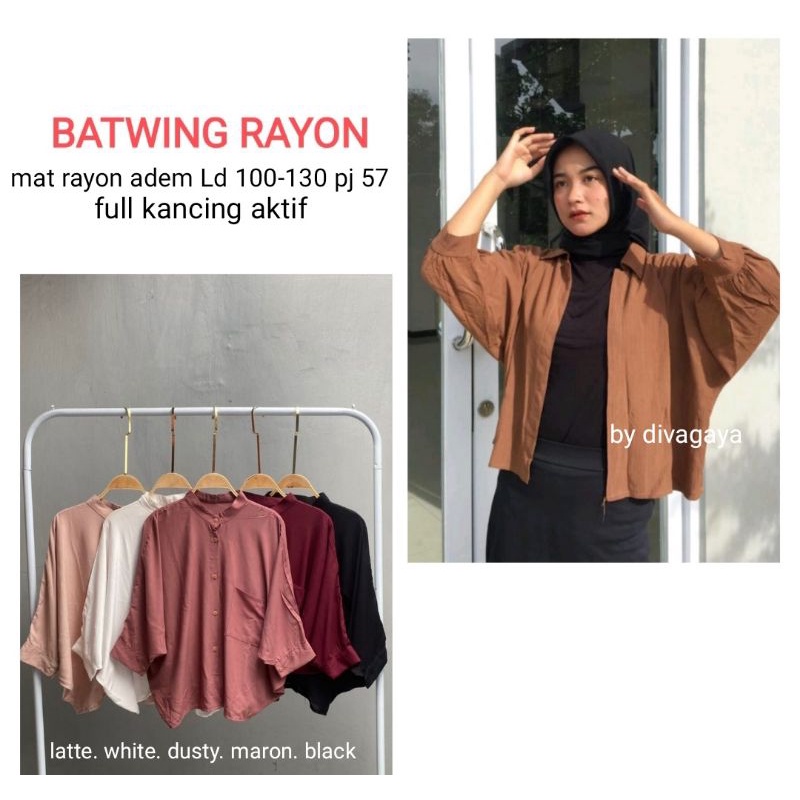 BATWING BAHAN RAYON ADEM