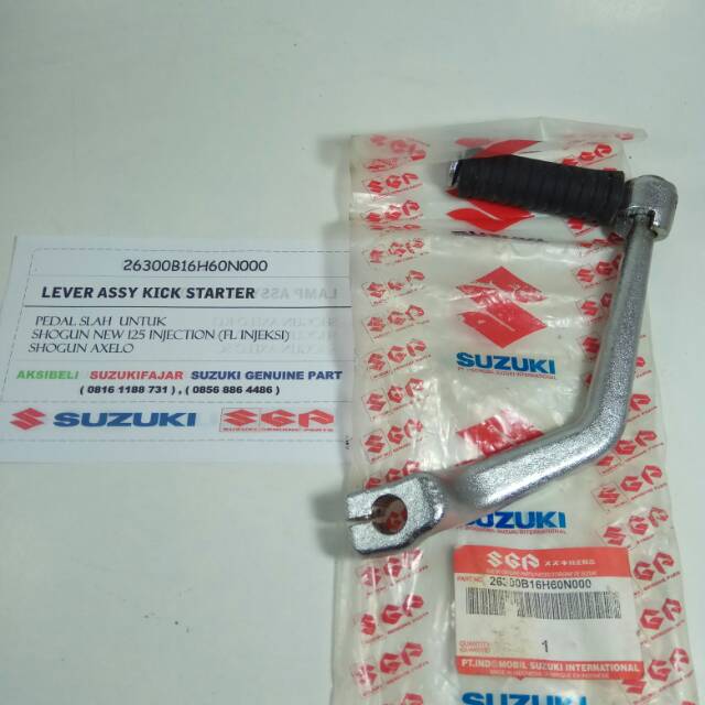 Pedal Slah/kick starter Suzuki Axelo
