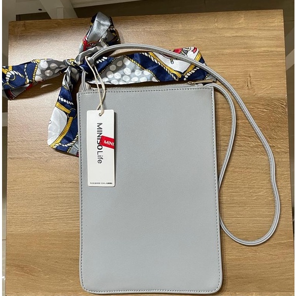 Tas dompet bag wallet document pasport uang kertas MINISO - BARU