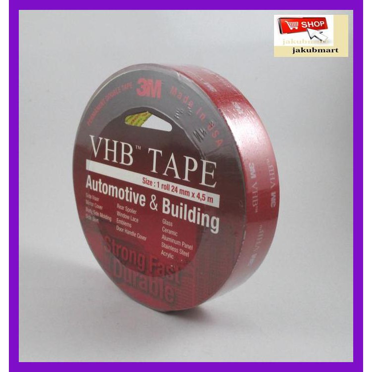 

2Q37Tyu- 3M Vhb Double Tape , 24 Mm X 4.5 M T6Eyr68-