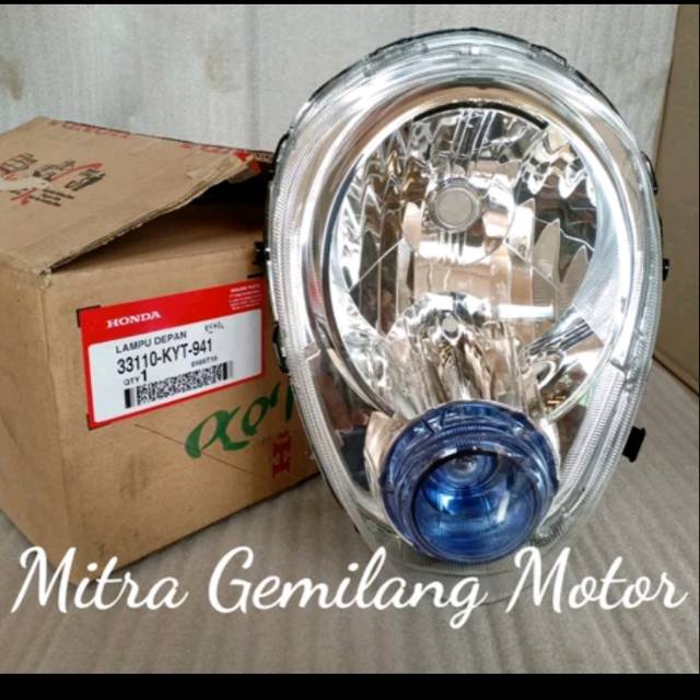 REFLEKTOR LAMPU DEPAN SCOOPY KARBU ORIGINAL