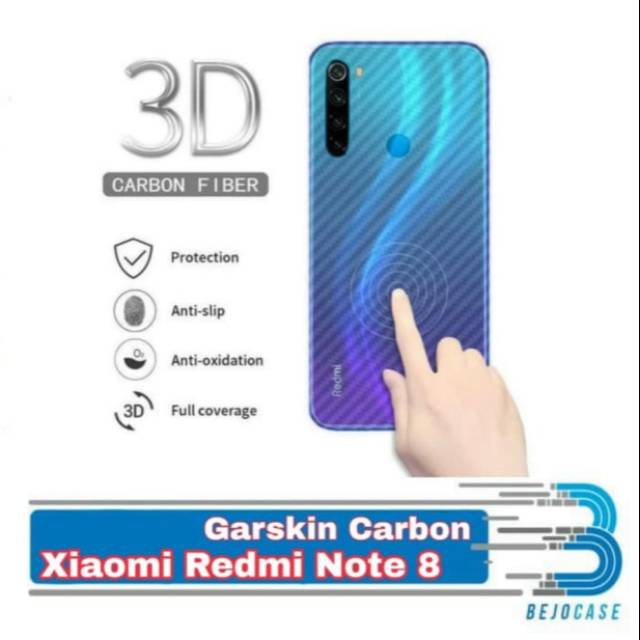 Garskin Carbon Redmi Note 8 - Skin Carbon Xiaomi Redmi Note 8 SC