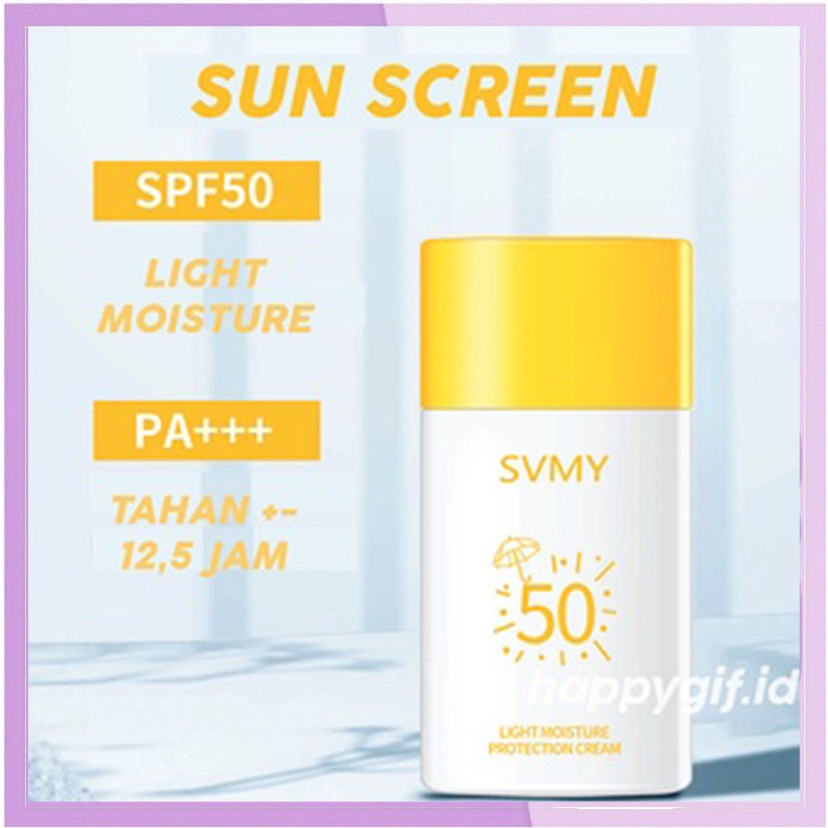 SVMY Sun Block SPF 50 Sun helps skin look smooth Tahan 12,5 Jam PA+++ Sunblock LA175