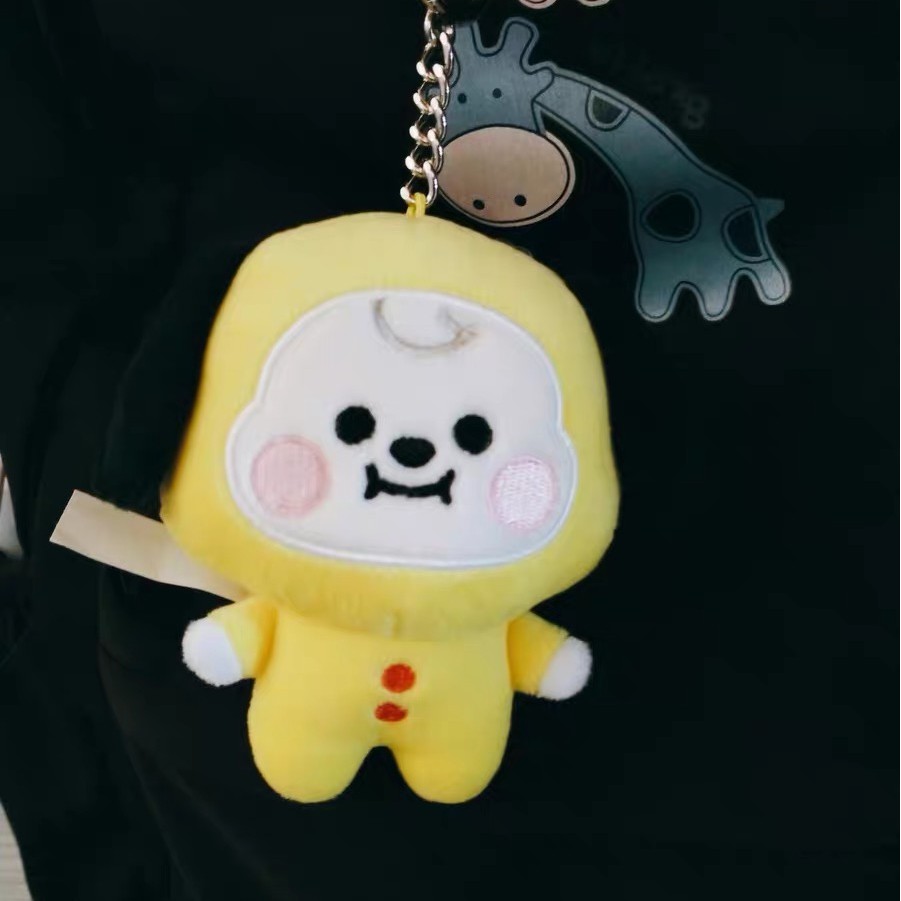 [Bayar Di Tempat] 20 Baby Charm（Body） 11cm BT21 OFFICIAL Keychain Pendant-4