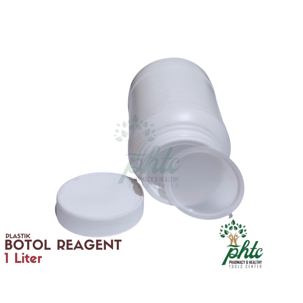 Botol Plastik Reagen Putih 1 Liter