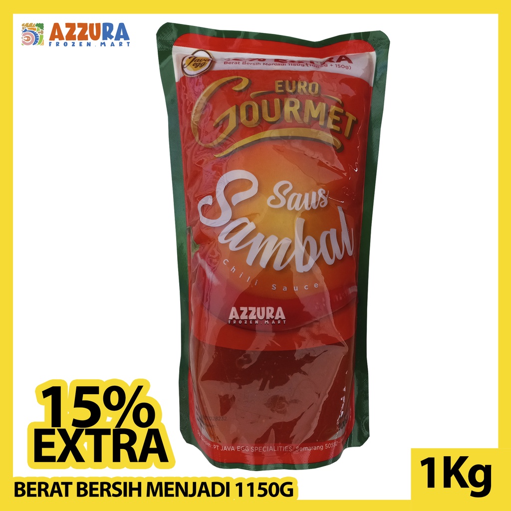 

Euro Gourmet Saus Sambal Chili Sauce 1kg