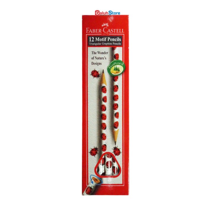 

Sale Faber Castell Pensil Graphite Motif Ladybird 1 Box (12 Pcs) Terlaris
