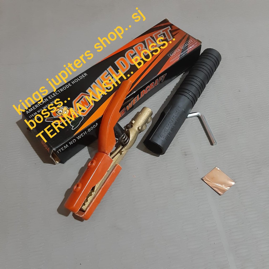Jual HEAVY DUTY TANG LAS WELDCRAFT 800A electrode holder 800 a STANG