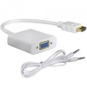 CONVERTER CABLE HDMI TO VGA WITH AUDIO