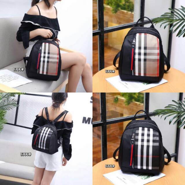 Tas Randel Wanita/vl/Ransel Burberry New Arrivall impor