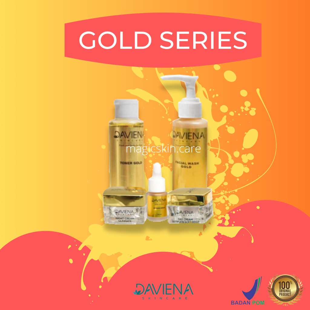 GOLD SERIES DAVIENA SKINCARE | PAKET GOLD DAVIENA SKINCARE | PAKET GOLD SERIES DAVIENA