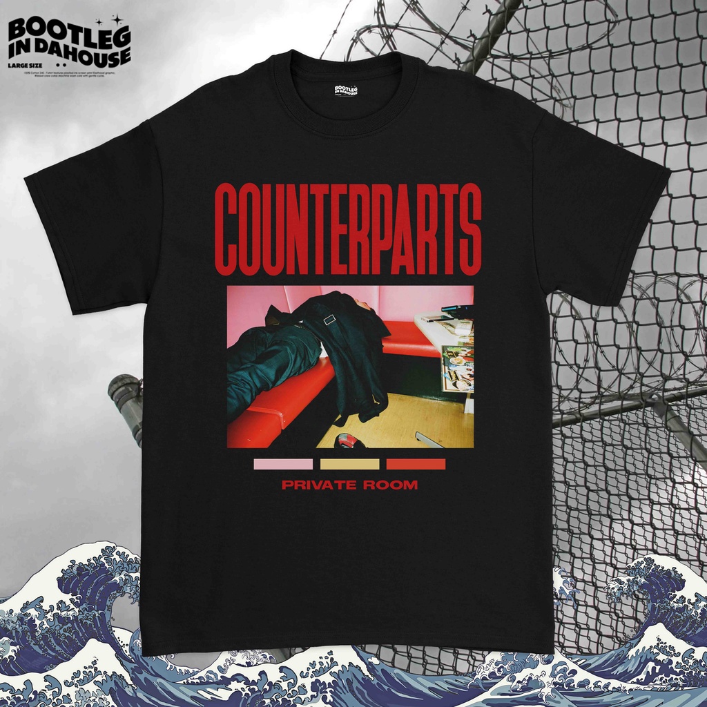 Kaos Band Counterparts Private Room - Baju Band Counterparts