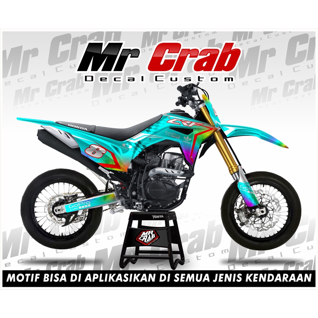 decal stiker crf 150 l full body  TOSKA - Supermoto