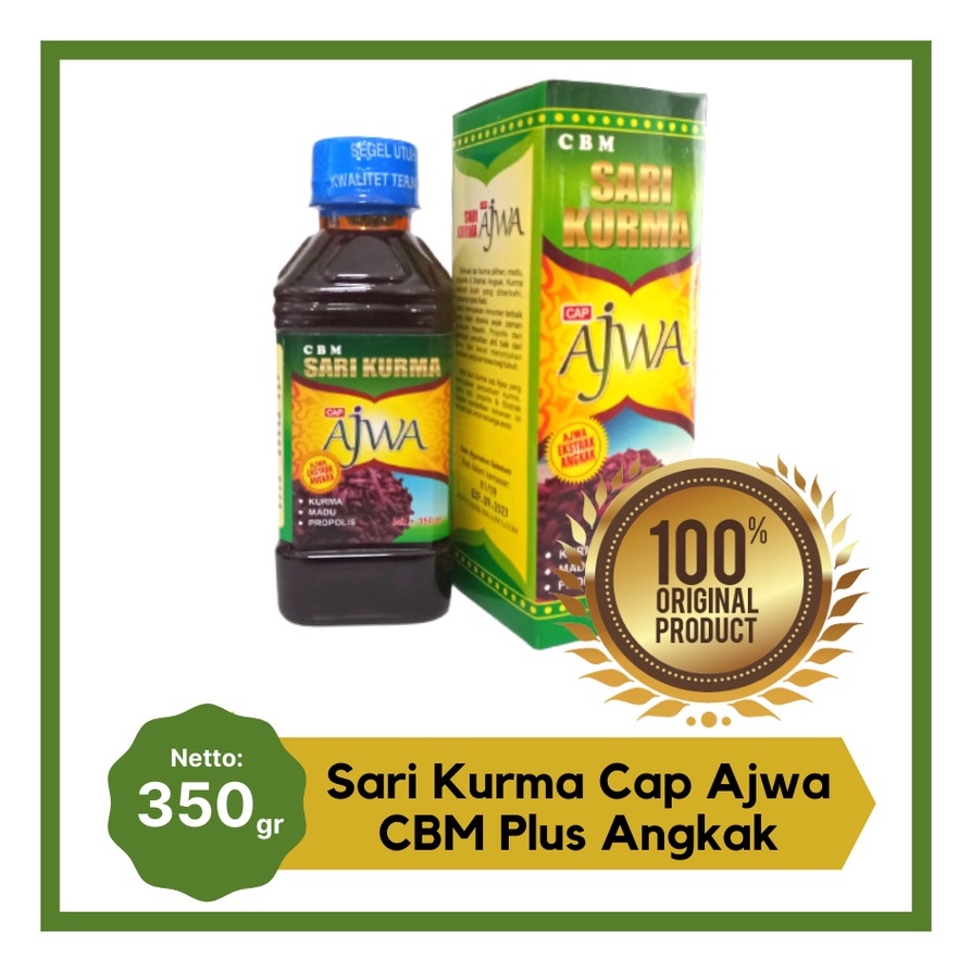 

Sari Kurma Ajwa Ekstrak Angkak CBM 350 Gram