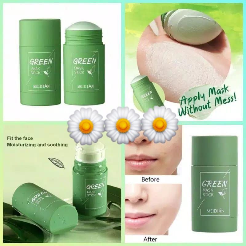 Medan Termurah Masker wajah teh hijau stik green tea mask stick Meidian