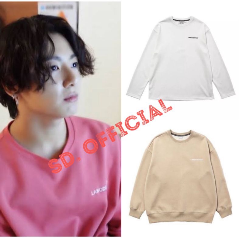 Kaos T-shirt Bangtan Jungkook Lamodechief logo Lengan Panjang