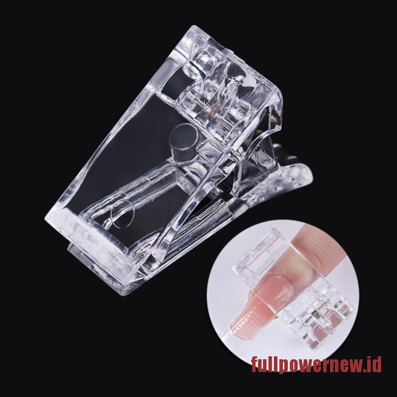 【COD】5pcs Nail Tips Clip Quick Building Poly Builder Gel DIY Extension Clamp Clips