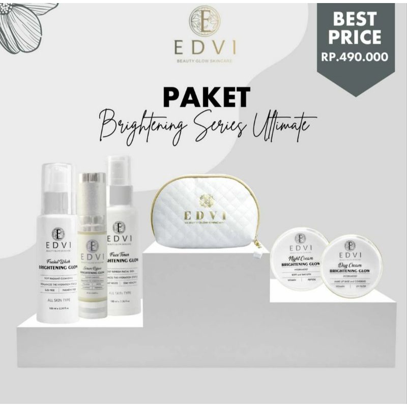EDVI BEAUTY GLOW Paket Brightening Ultimate Series