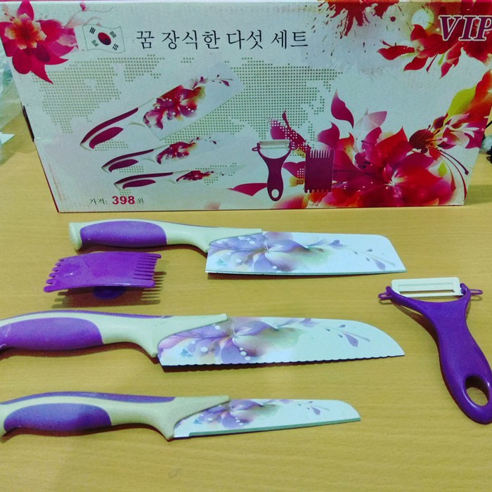 Pisau Set 5 in 1 VIP Ungu
