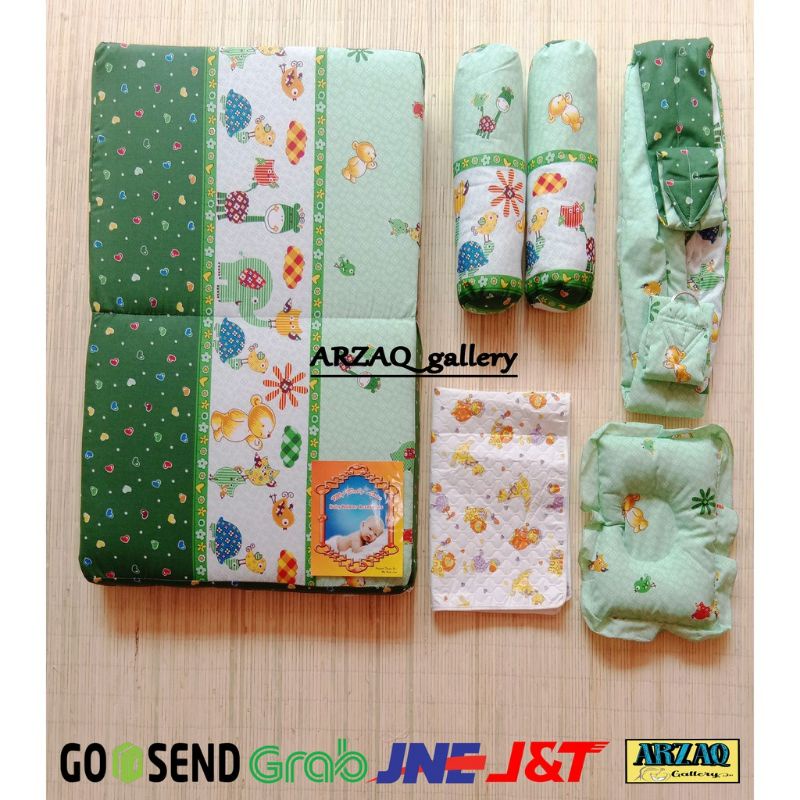 Kasur bayi lipat my baby love 6in1-matras bayi+gendongan paket komplit