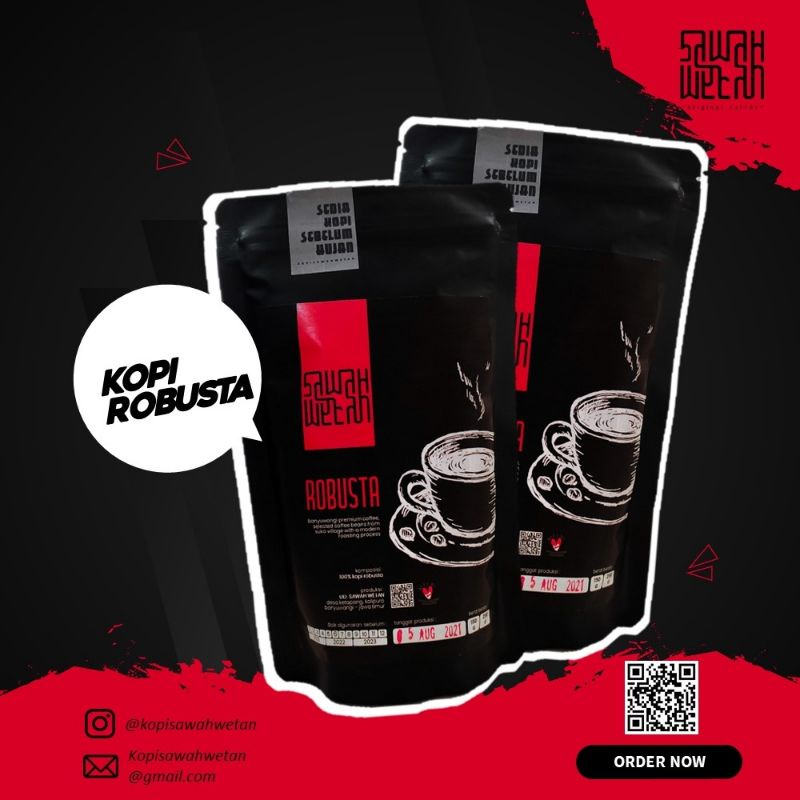 

Kopi Bubuk Robusta Sawah Wetan