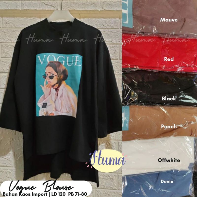 vogue blouse kaos