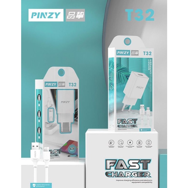 charger pinzy T32 smart charger micro usb