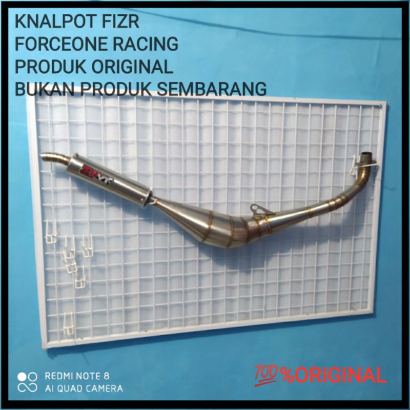 Knalpot Fizr samping stenlis original enyt racing