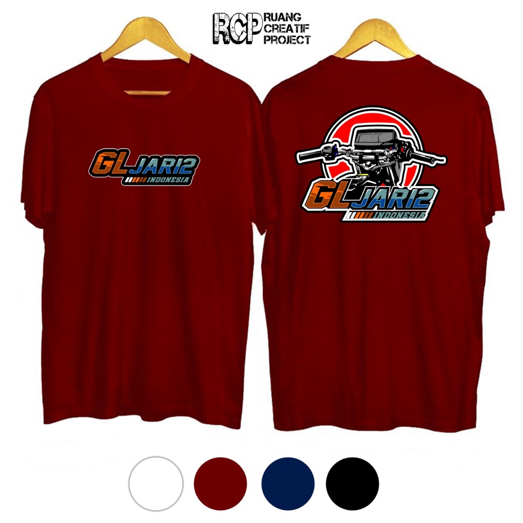 Kaos Sablon / Sablon kaos Motor  / kaos cutton combed