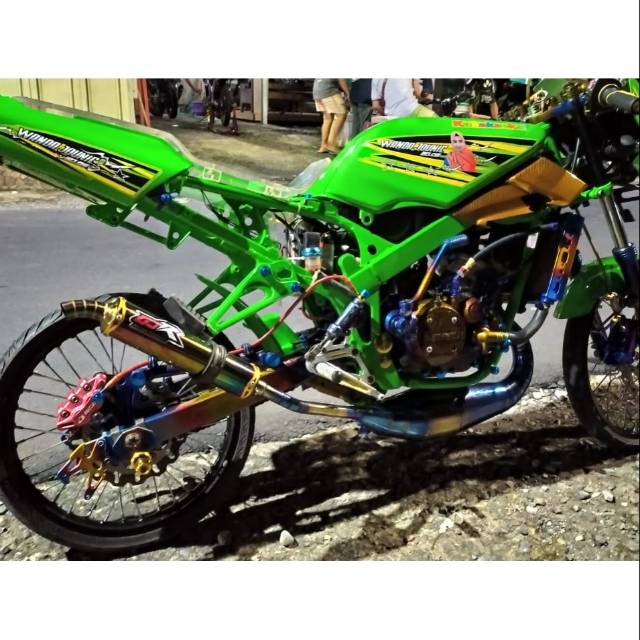 Knalpot gjr bluemoon ninja 2 tak