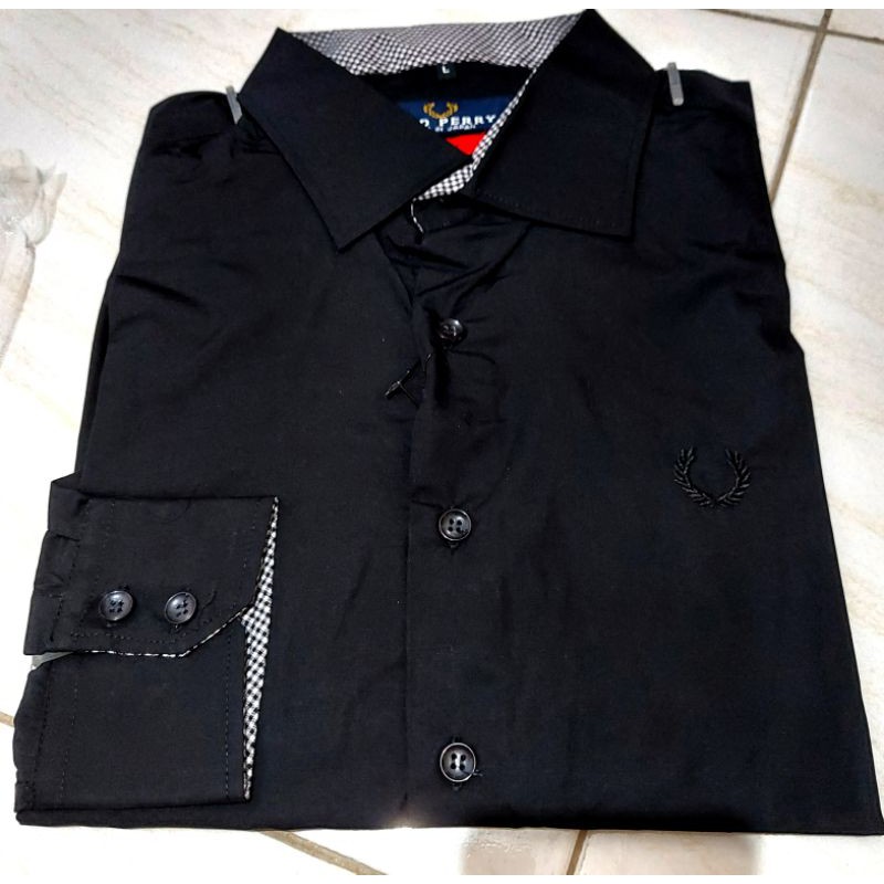 Colin Dion KEMEJA PRIA SLIM FIT / FORMAL PUTIH LS / KEMEJA POLOS SLIMFIT biru navy coklat