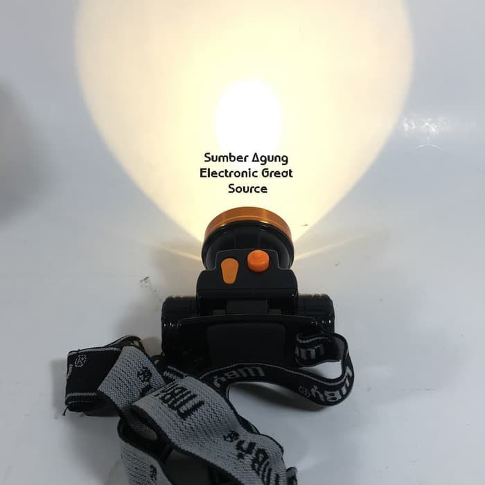 Luby L2831K Senter Kepala 3W Tahan Hingga 12 Jam Bonus Lampu LED 3W DC