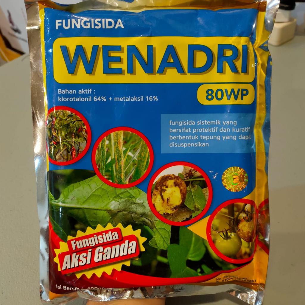 WENADRI 80 WP 400 gram Fungisida Klorotalonil 64% + Metalaksil 16%