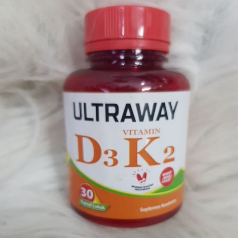 ULTRAWAY VITAMIN D3 K2 30 SOFTGEL