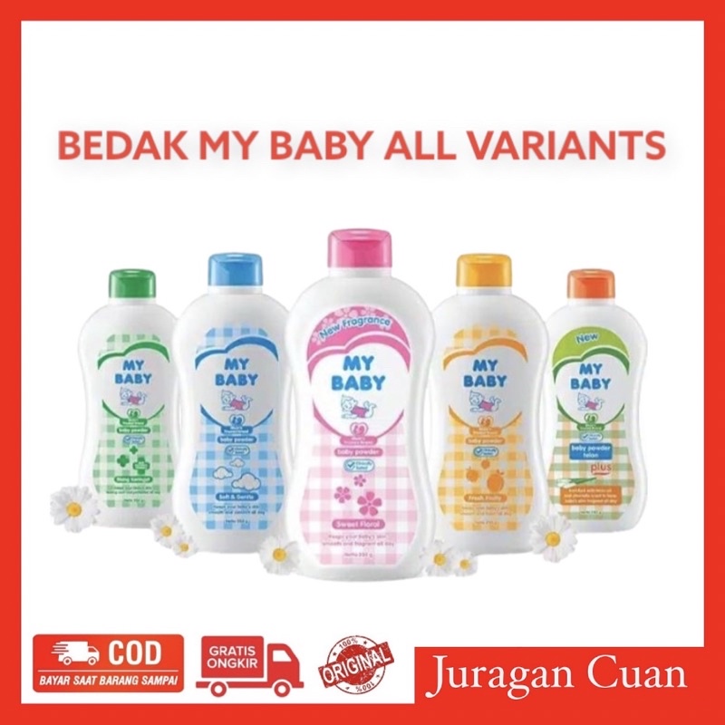 BEDAK MY BABY ALL VARIANTS 50 gram 100 gram / BEDAK BAYI / ANAK-ANAK