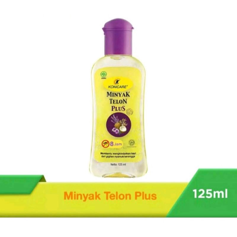 KONICARE MINYAK TELON PLUS LAVENDER UNGU ukuran 60 ml 125 ml