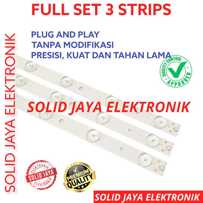 BACKLIGHT TV LED POLYTRON 32 INC PLD 32D758 32D100 32D LAMPU BL 10K 3V