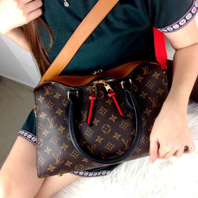 Ready Stock New Arrival LOUIS VUITTON Tuileries Monogram Leather Bag SS17/18