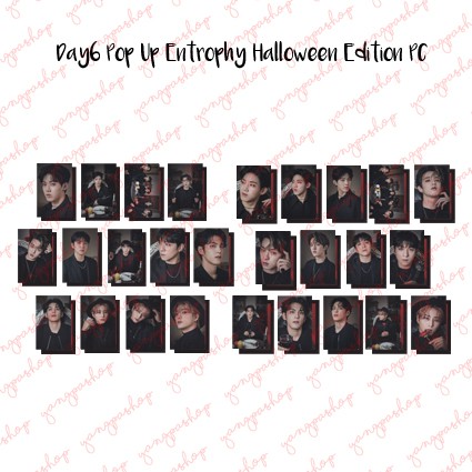 [READY / SET] DAY6 POP UP STORE ENTROPHY DAYG HALLOWEEN EDITION PHOTOCARD YANGPASHOP FAN MADE UNOFFI