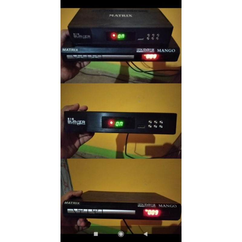 Receiver matrix big burger dan matrix mango