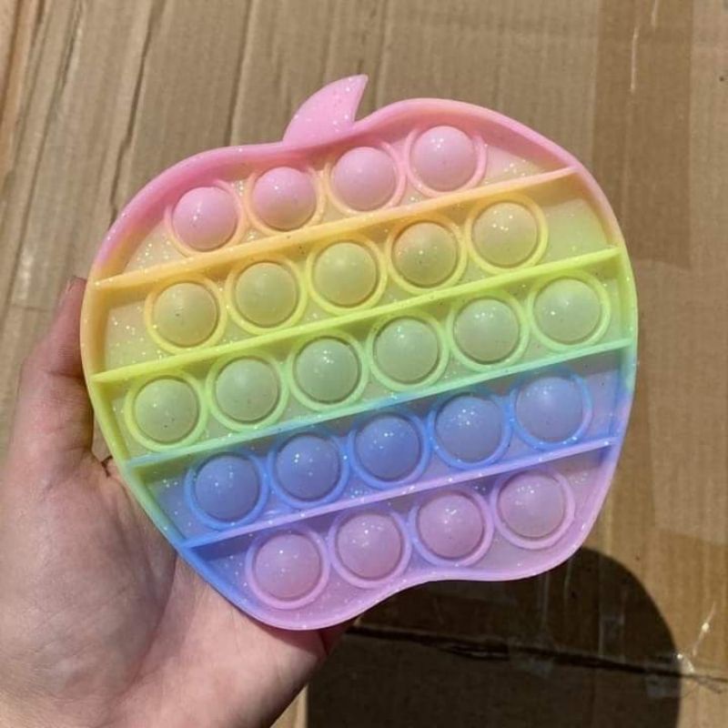 WL6 POP ITPUSH BUBBLE FIDGET SENSORY TOYS Mainan /POP IT RAINBOW/AMOUNG US/POP IT NANAS/MURAH/COD