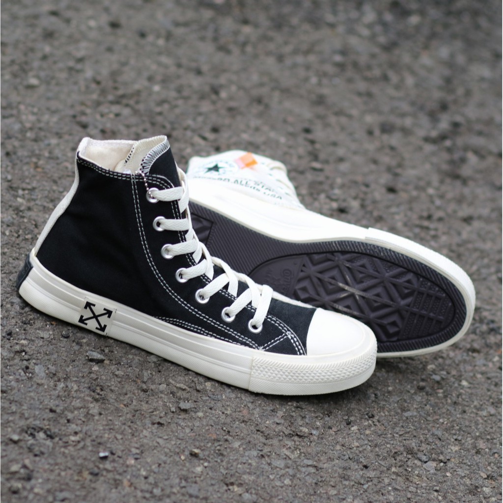 Converse_70s Off White Hi All Star Chuck Taylor High Sneakers Pria Casual Impor Quality