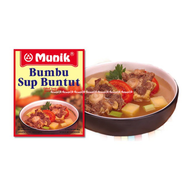 Munik Bumbu Sup Buntut Oxail Soup Seasoning Bumbu Instan 80gr