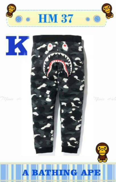 Celana anak laki laki motif bape import