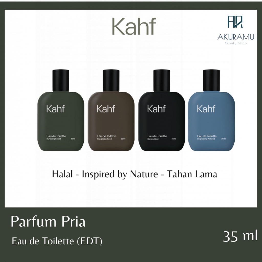 Kahf Parfum EDT - Kahf Revered Oud Eau de Toilette 35 ml - Kahf Humbling Forest - Kahf True Brotherh