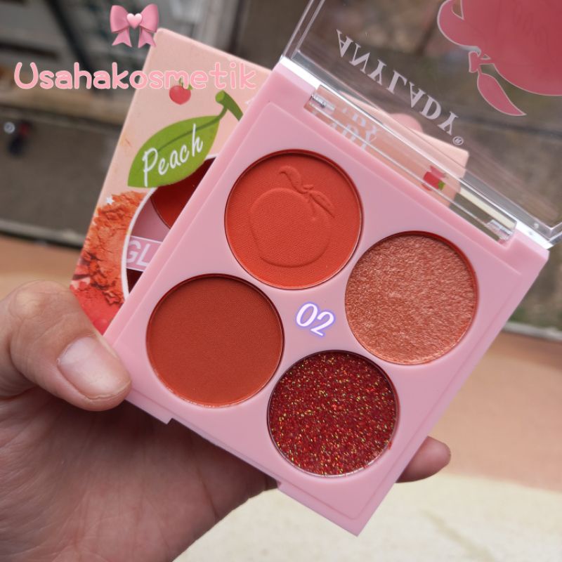 ECER!! ANYLADY EYESHADOW PALETTE PEACH BEST SELLER NO. 790