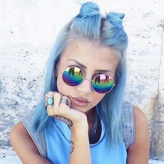 Kacamata Lennon Rainbow Geek Sunglasses Unisex RFL EYEWEAR UV Protection