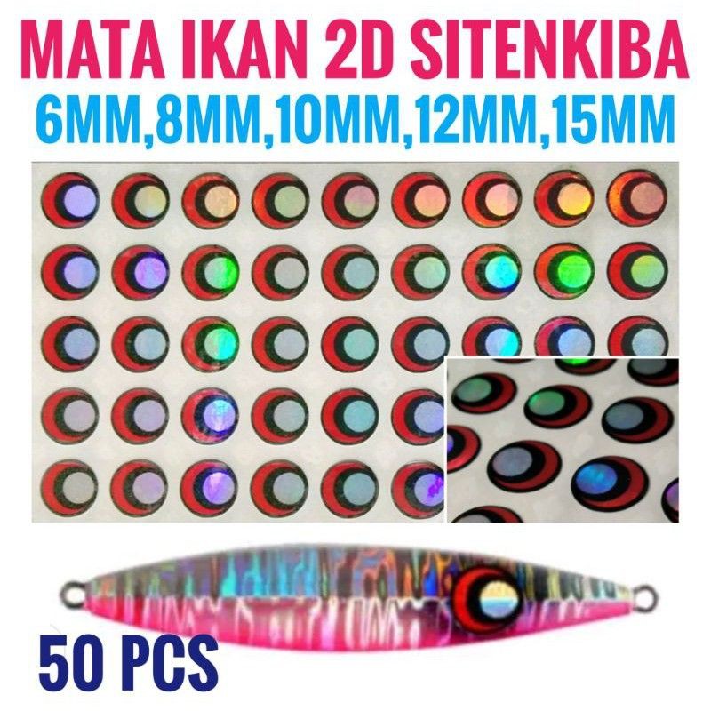 

Mata ikan SITENKIBA Hologram sticker