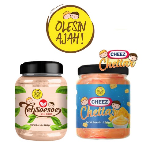 

Promo OlesinAjah Selai Teh Soesoe 200Gr + Chettar 200Gr