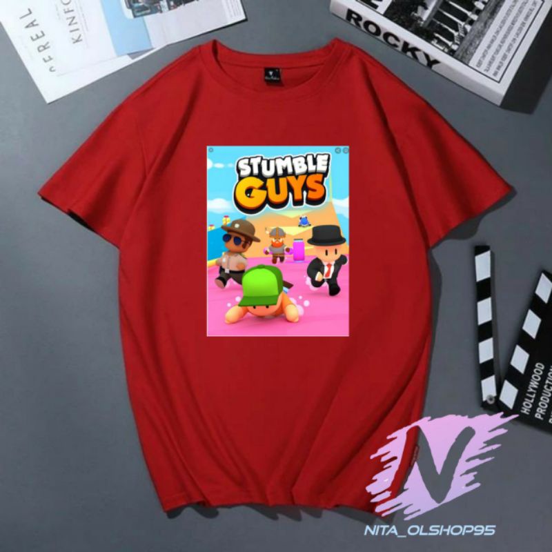 kaos anak stumble guys